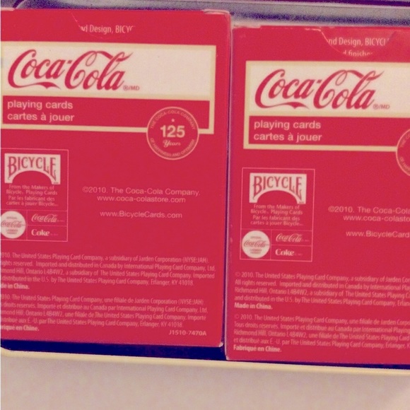 New Coca Cola Playing Cards in Tin New - Picture 3 of 3